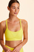 PEAK BRA - YELLOW